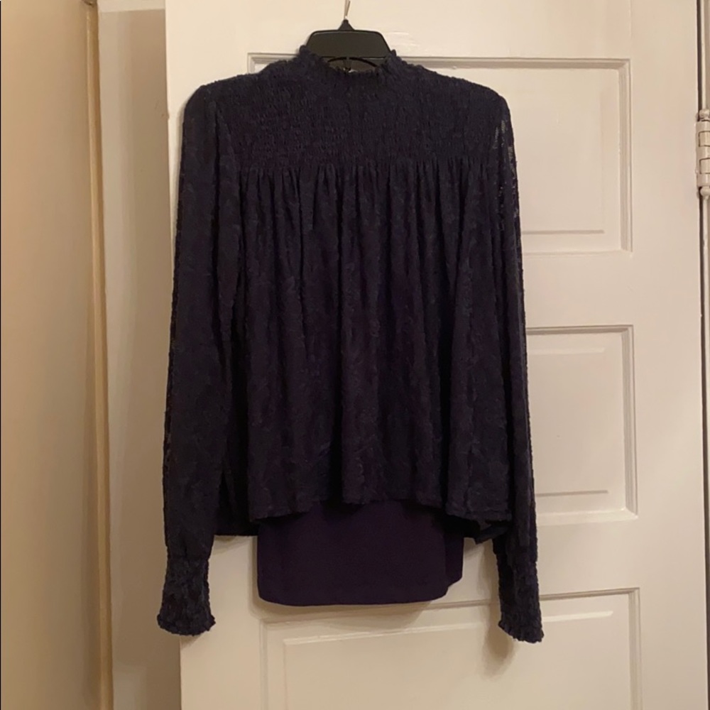 Anthropologie lace top & cami set